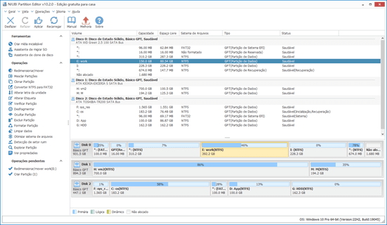 Software de partição gratuito