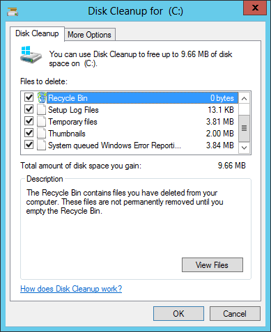Disk Cleanup